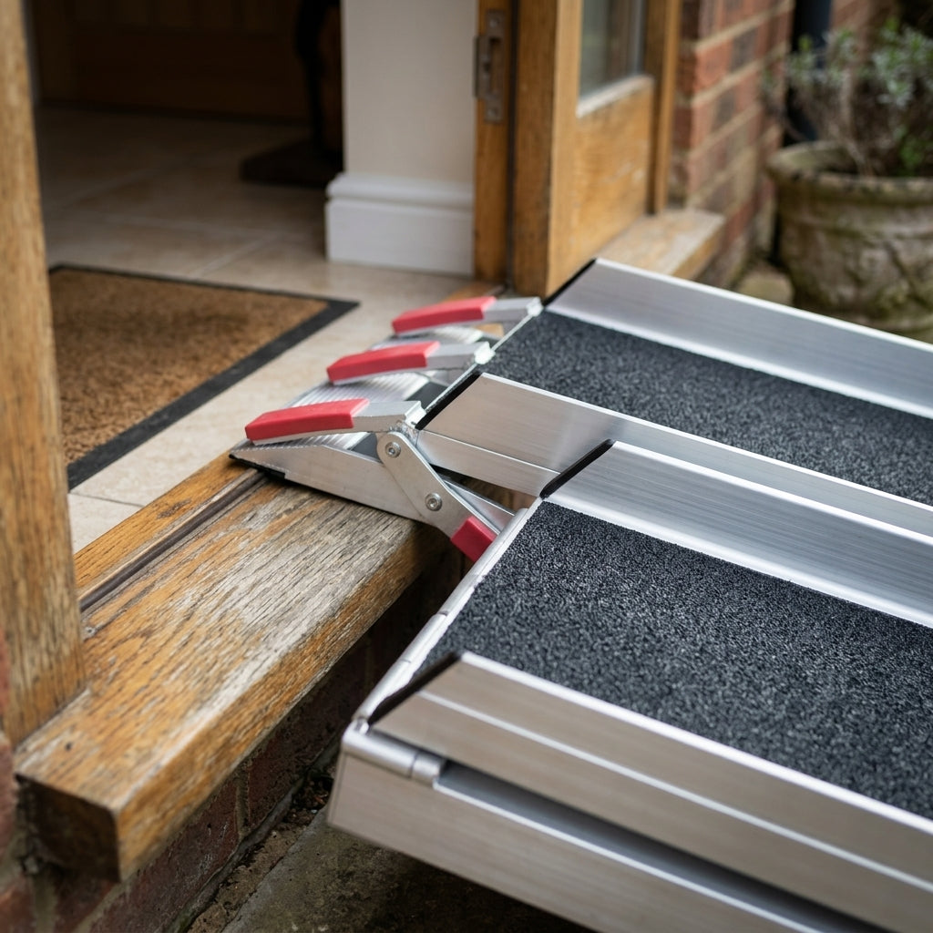 2.2m Scooter Ramp with Black Grip Surface (view 2)