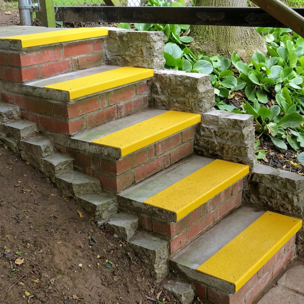 Anti-slip Stair Treads With Nosing