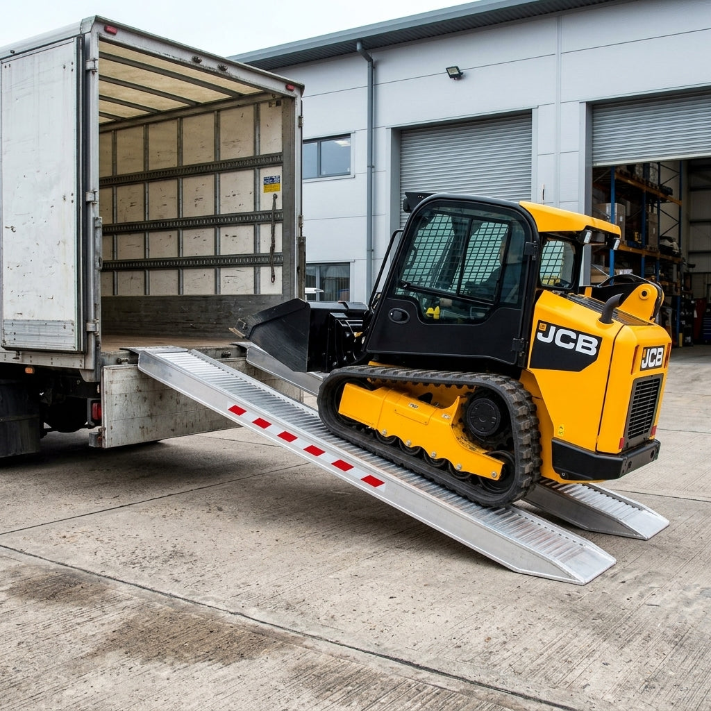 2500mm x 530mm Aluminium Loading Ramps 10000kg Capacity