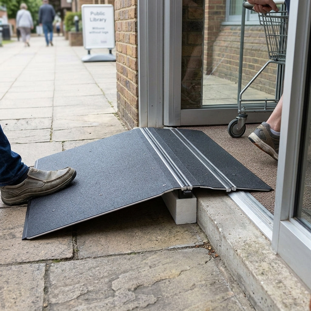 Bridge Threshold Ramp - Folding Aluminium Design