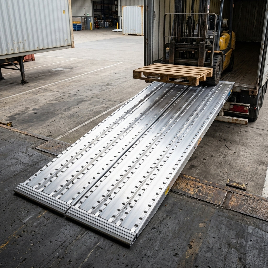 4500mm x 450mm Heavy Duty Loading Ramps 10,500kg Capacity