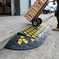 100mm Rubber Kerb Ramp Kit with End Caps