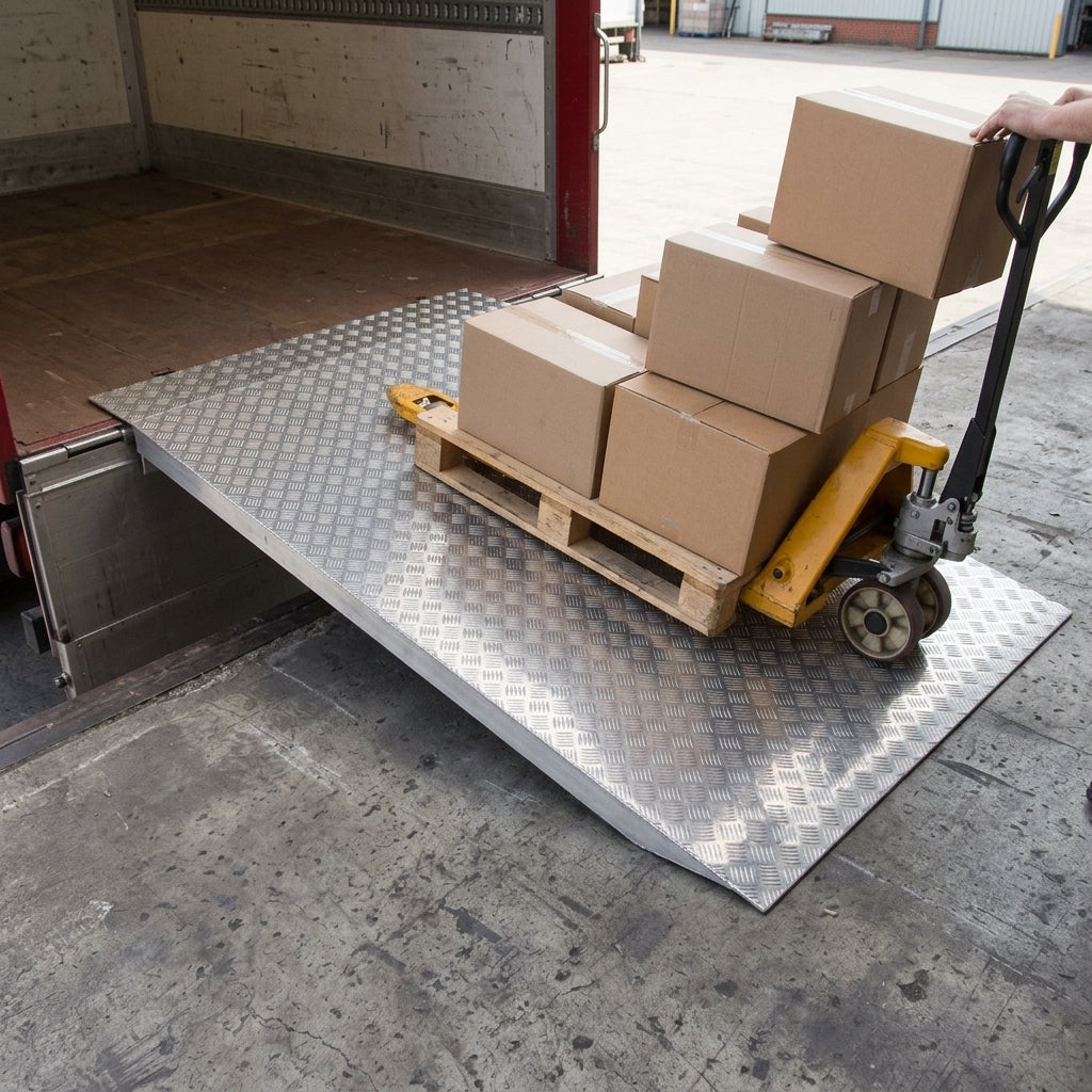 Removable Loading Bridge - Heavy Duty - Anti-Slip Surface