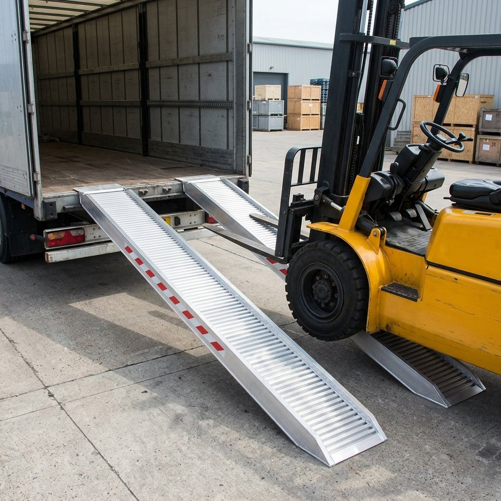 3000mm x 510mm Aluminium Loading Ramps 12650kg Capacity