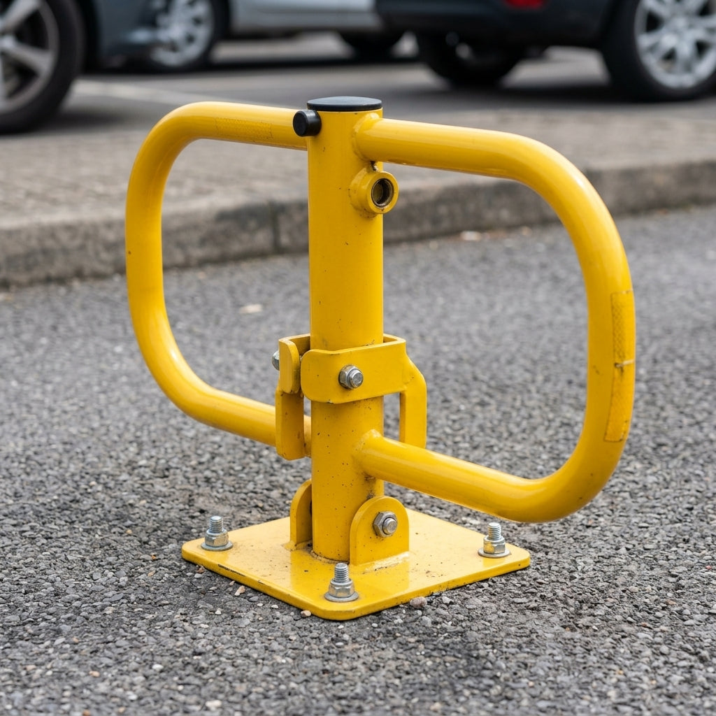 Wide Folding Parking Bollard (view 2)