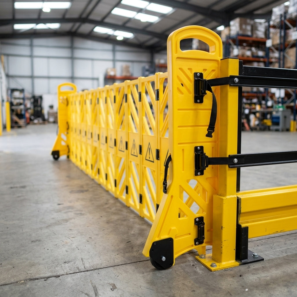 Expandable Barrier on Wheels - 3.85m Length (view 2)