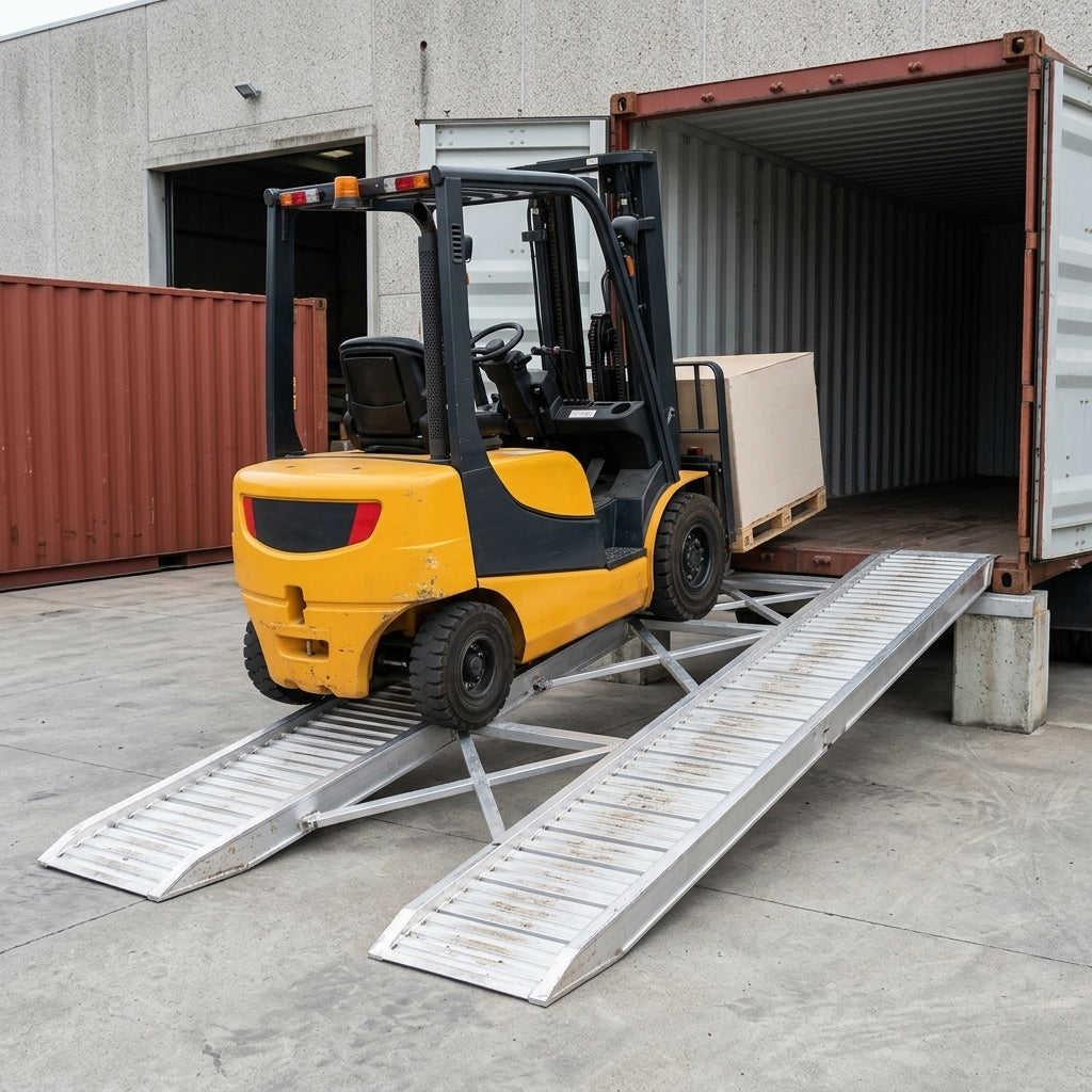 4000mm Aluminium Loading Ramps 800kg Capacity