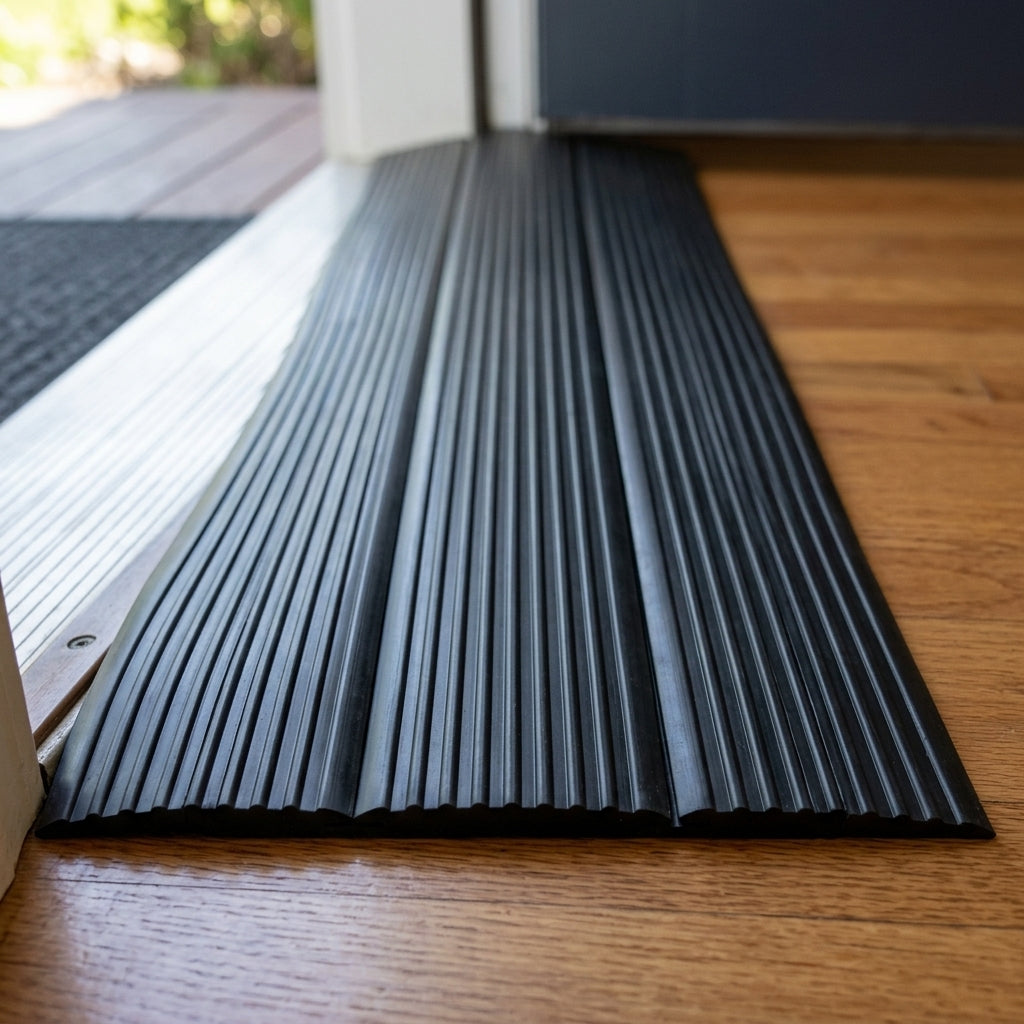 4mm Rubber Strip Door Sill Guard for Mobility Aids (view 2)