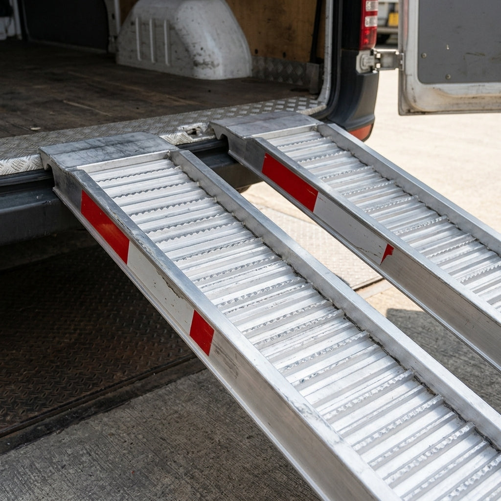 4000mm x 400mm Aluminium Loading Ramps 1500kg Capacity (view 2)