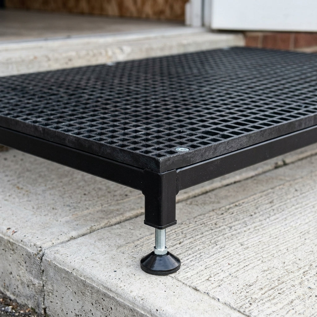 Adjustable Safety Step Stool - Black - Various Sizes (view 2)
