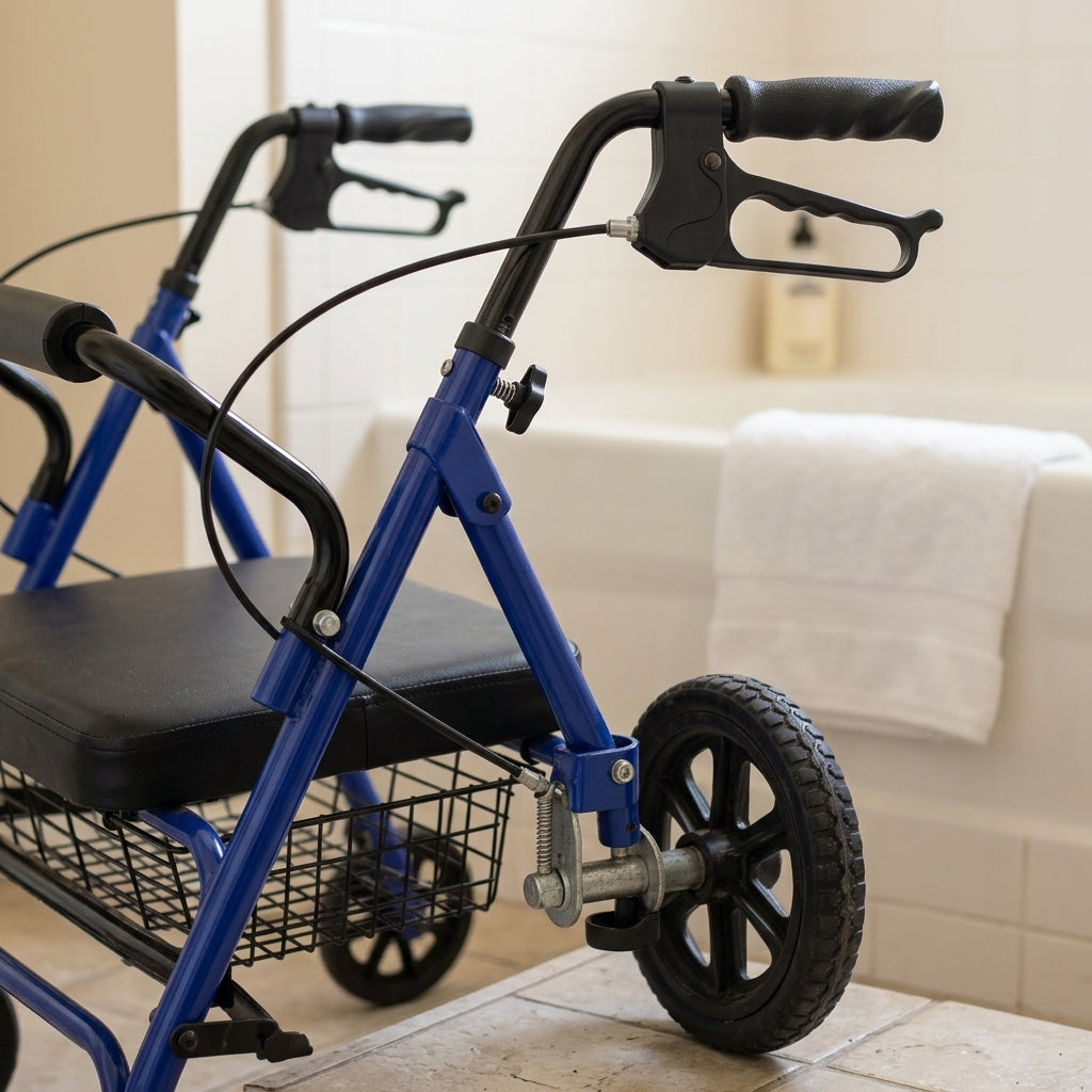 Heavy Duty Rollator 227kg Capacity Steel (view 2)