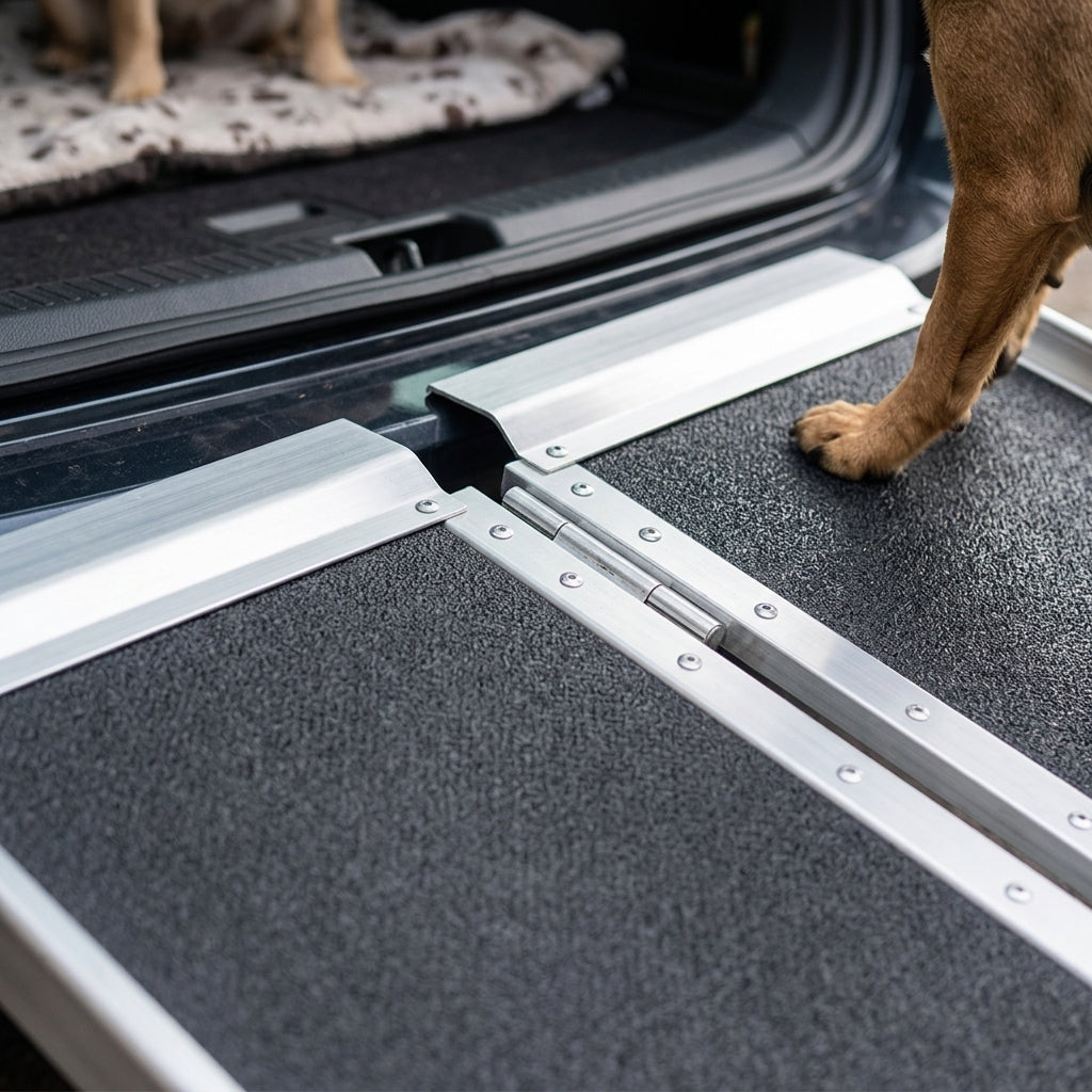 4ft - 8ft Multi-Fold Dog Ramp - Aluminium (view 2)