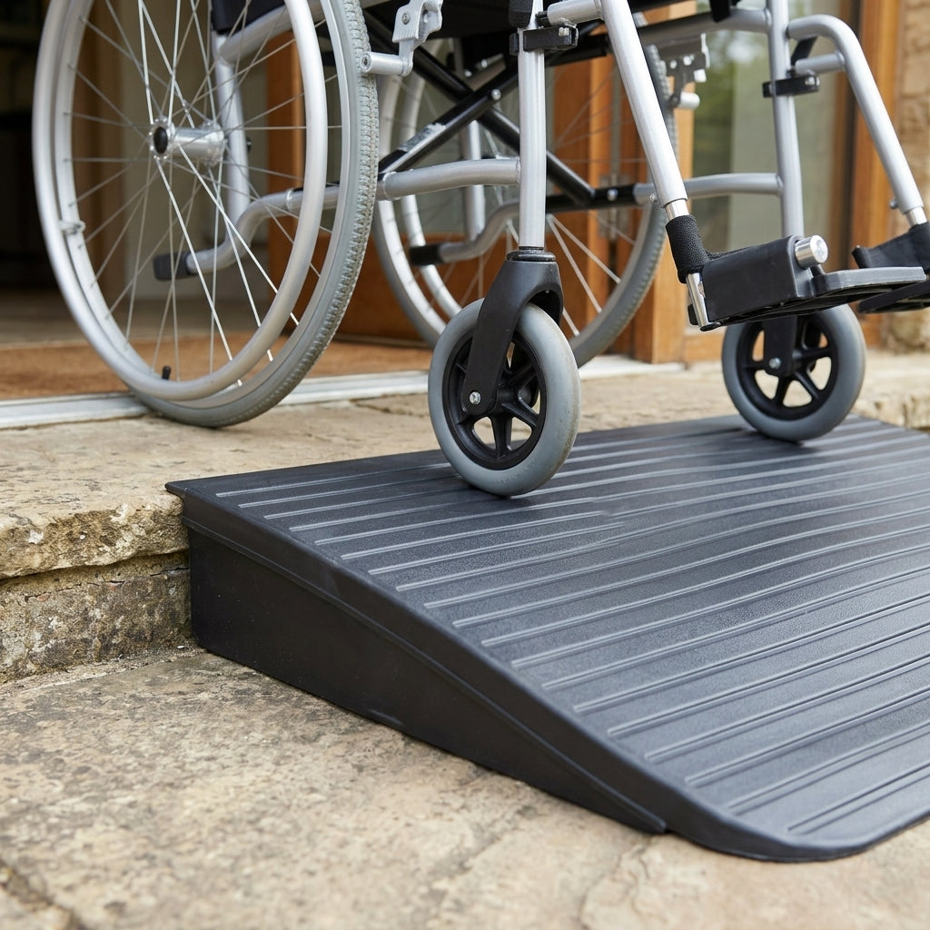1-4 inch Rubber Threshold Ramps for Disabled Access (view 2)