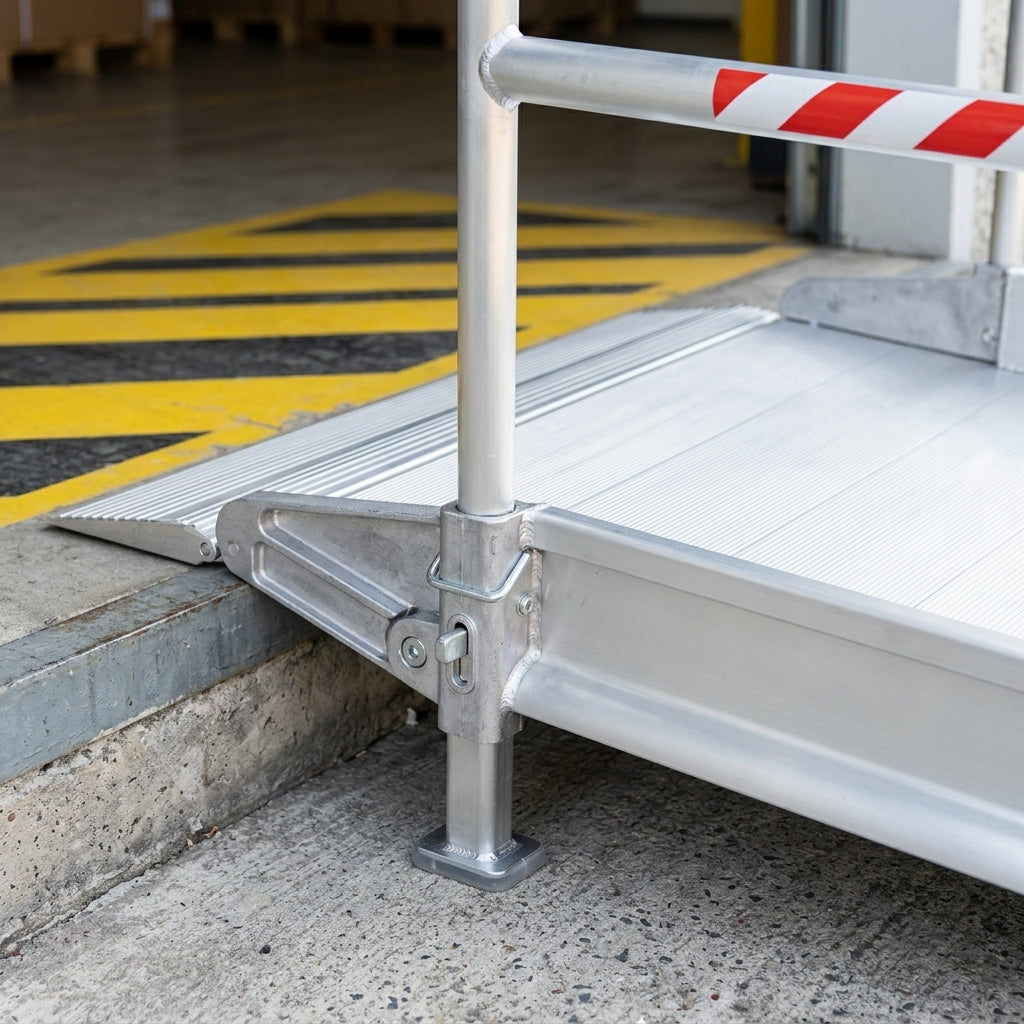 1390mm Vehicle Accessible Ramp with Handrails, 1250mm Width (view 2)