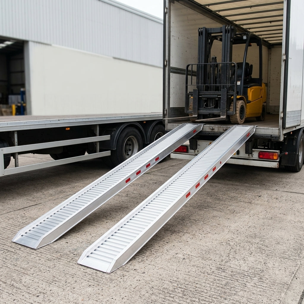 5000mm Aluminium Loading Ramps 1070kg Capacity
