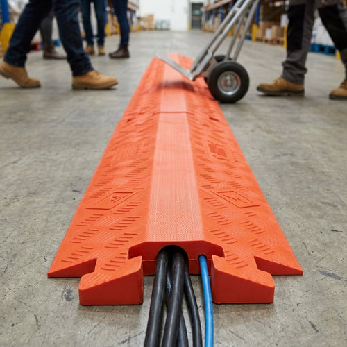 1 Channel Cable Cover Orange