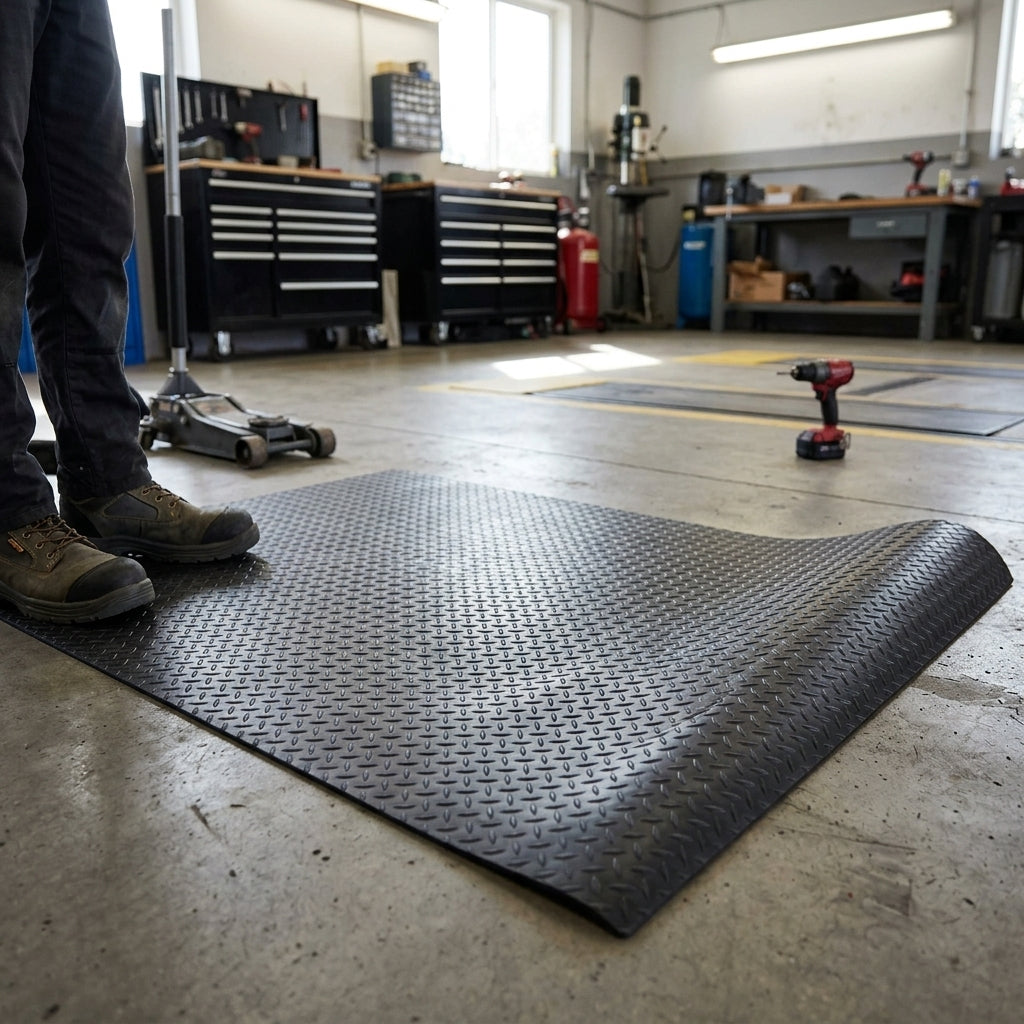 91cm x 150cm Anti-Fatigue Mat Black 14mm