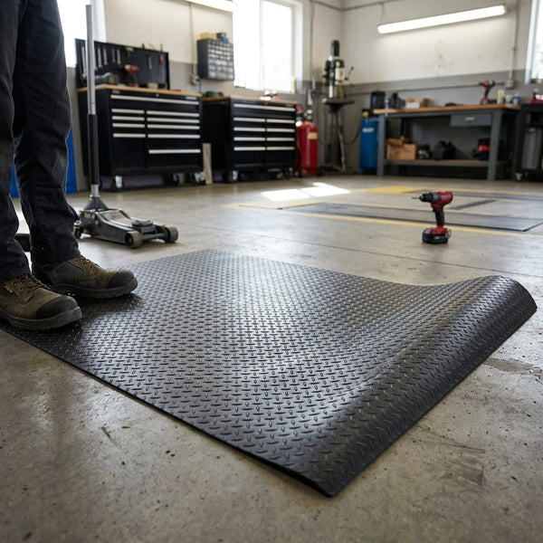 91cm x 150cm Anti-Fatigue Mat Black 14mm