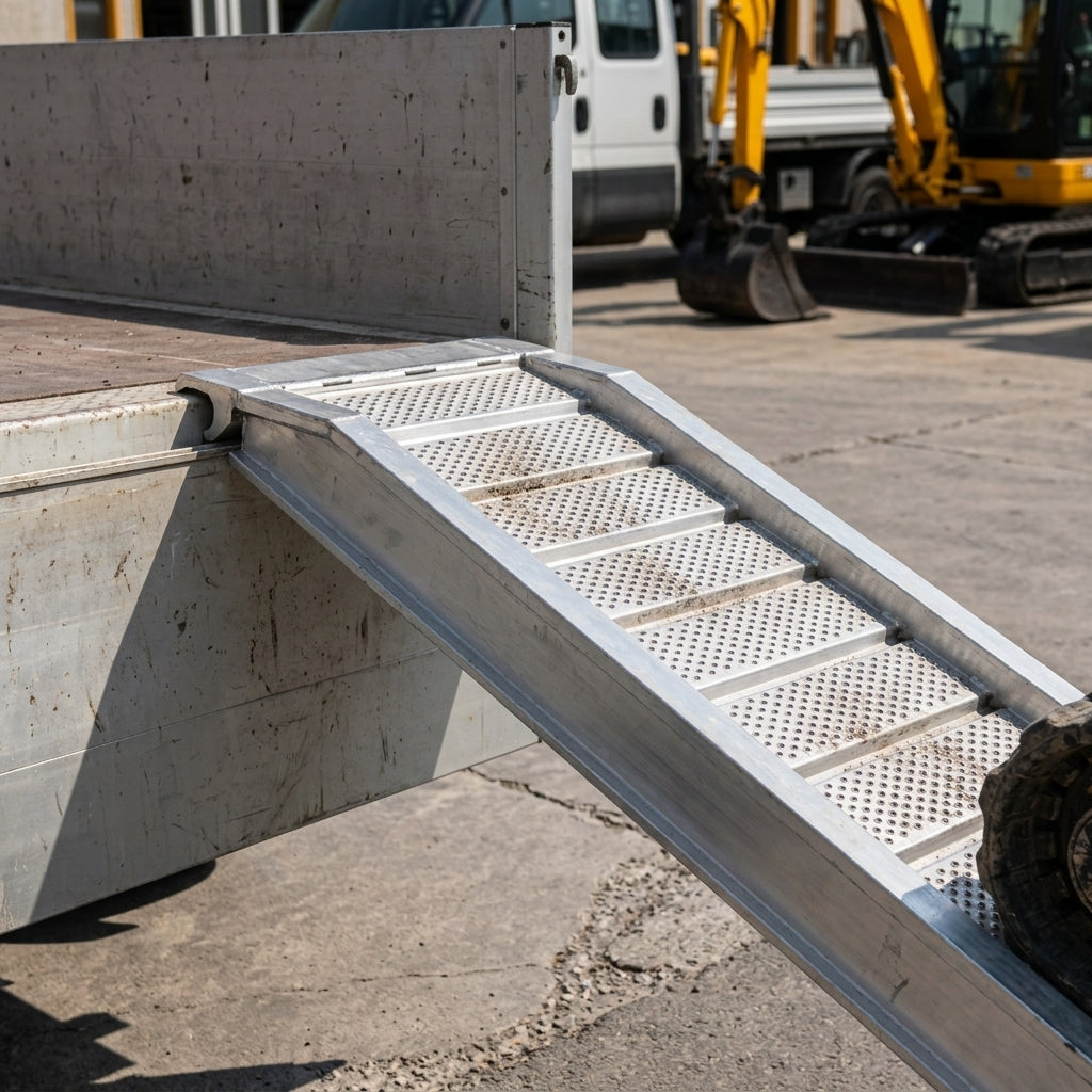 3000mm x 400mm Aluminium Loading Ramp 4500kg Capacity (view 2)