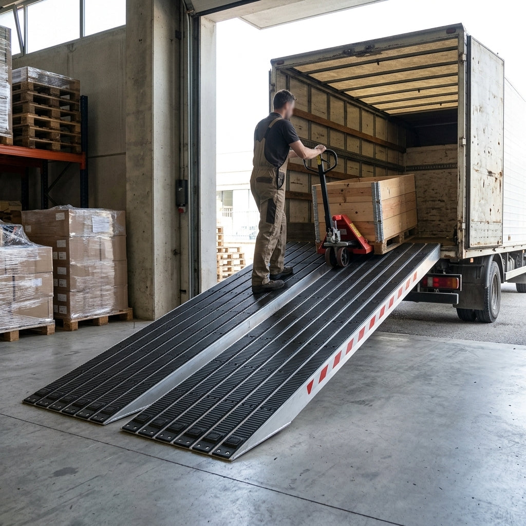 4000mm x 480mm Heavy Duty Ramp with Rubber Coating