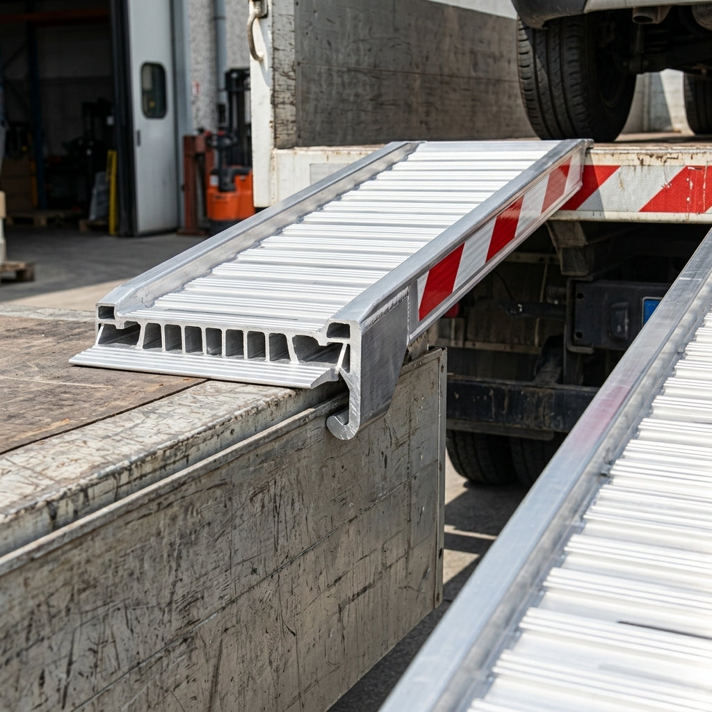 4000mm x 400mm Aluminium Loading Ramp 2500kg Capacity (view 2)
