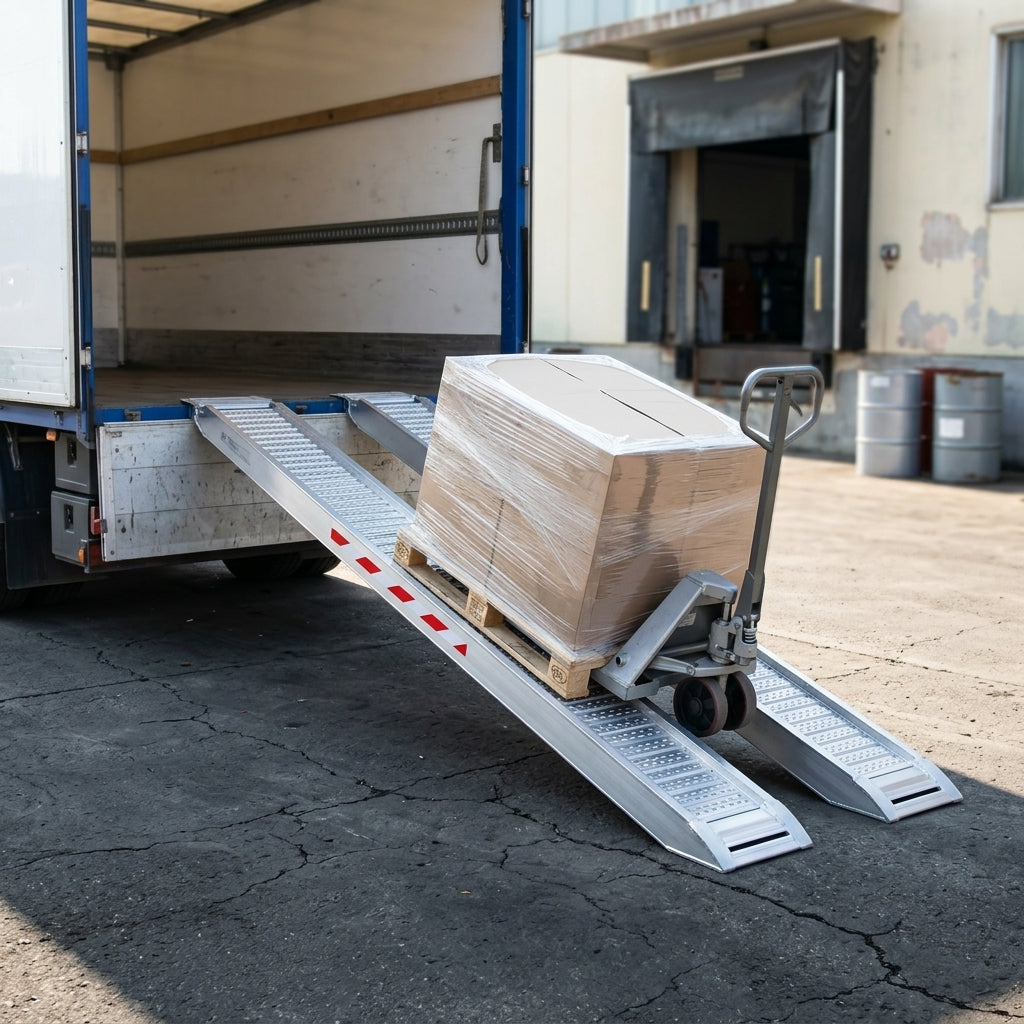 3000mm x 460mm Aluminium Loading Ramps 7000kg Capacity