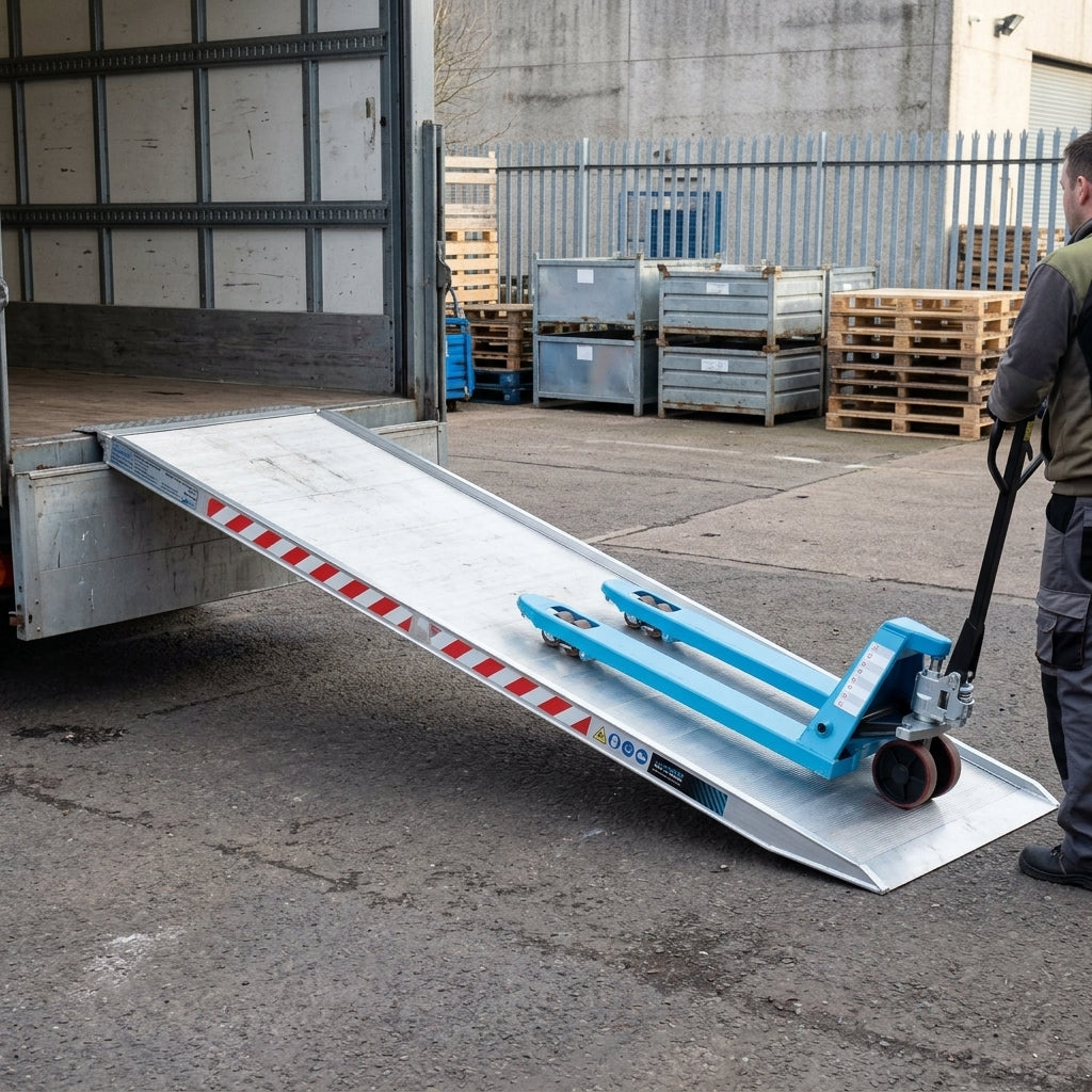 1000mm Wide Pallet Truck Ramp 1000kg Capacity