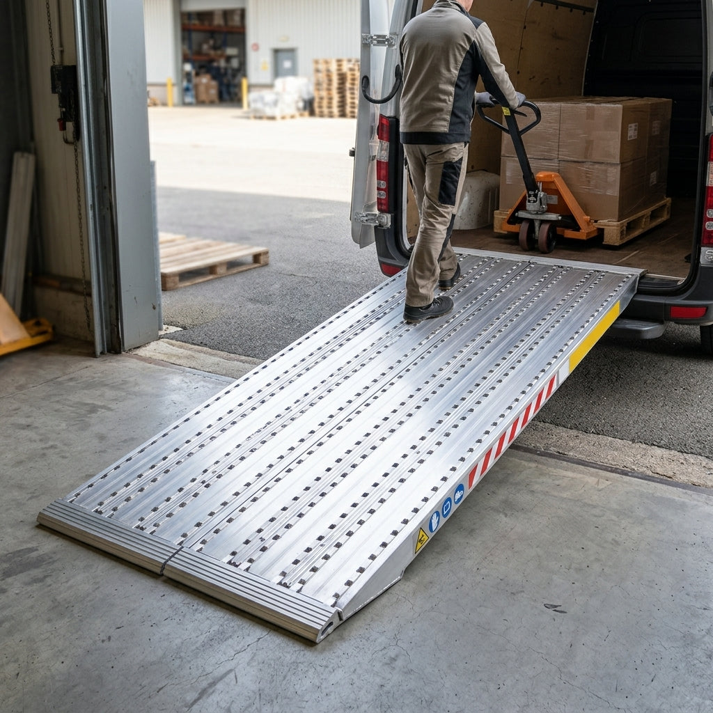 2000mm x 450mm Heavy Duty Loading Ramps 40000kg Capacity