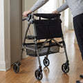 4-Wheeled Rollator Folding Lightweight with Seat