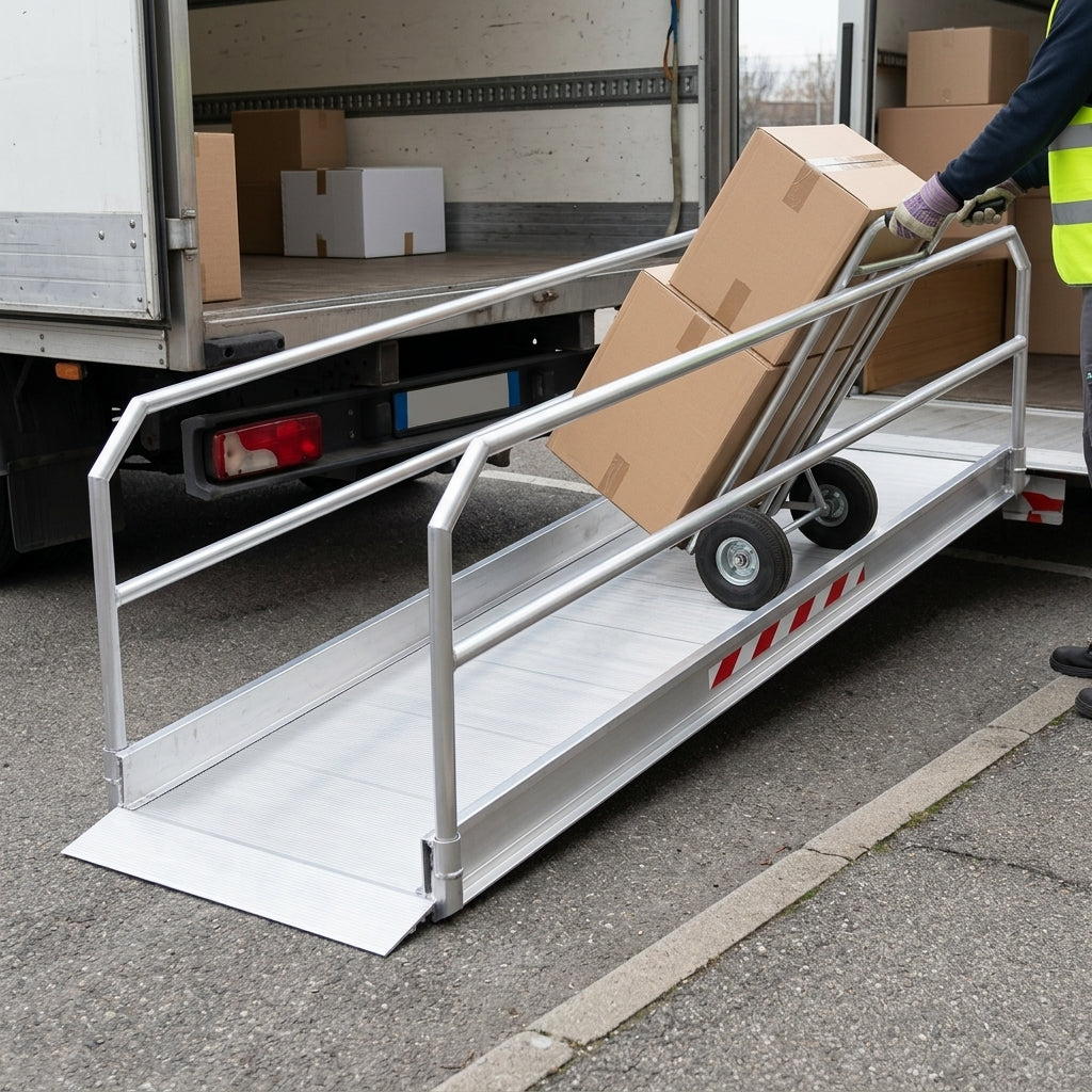 5055mm x 1000mm Vehicle Gangway with Handrails