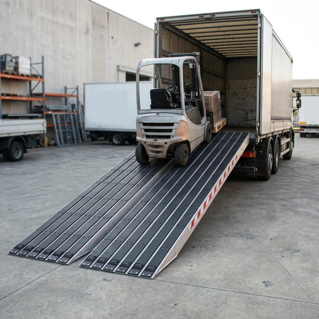 4500mm x 720mm Heavy Duty Ramp with Rubber Coating