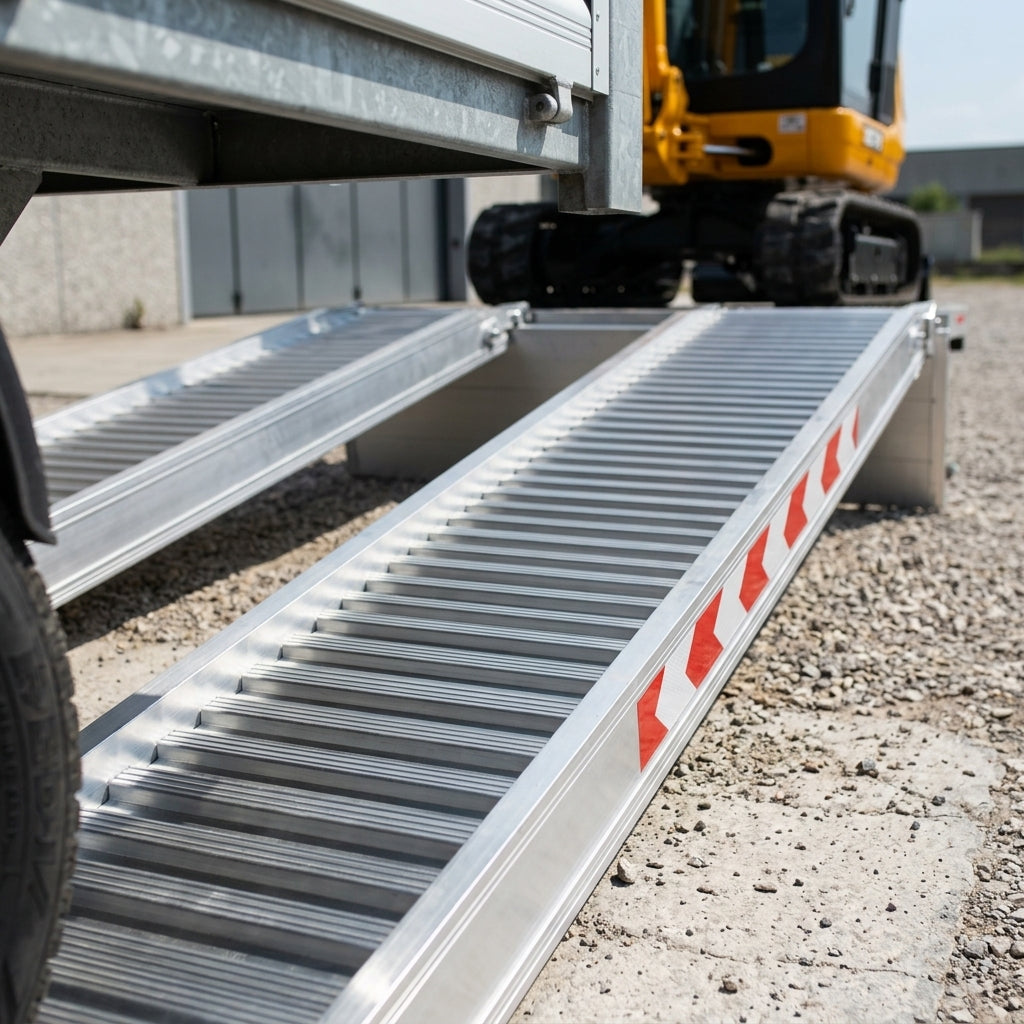 3500mm x 400mm Aluminium Loading Ramps 1900kg Capacity (view 2)