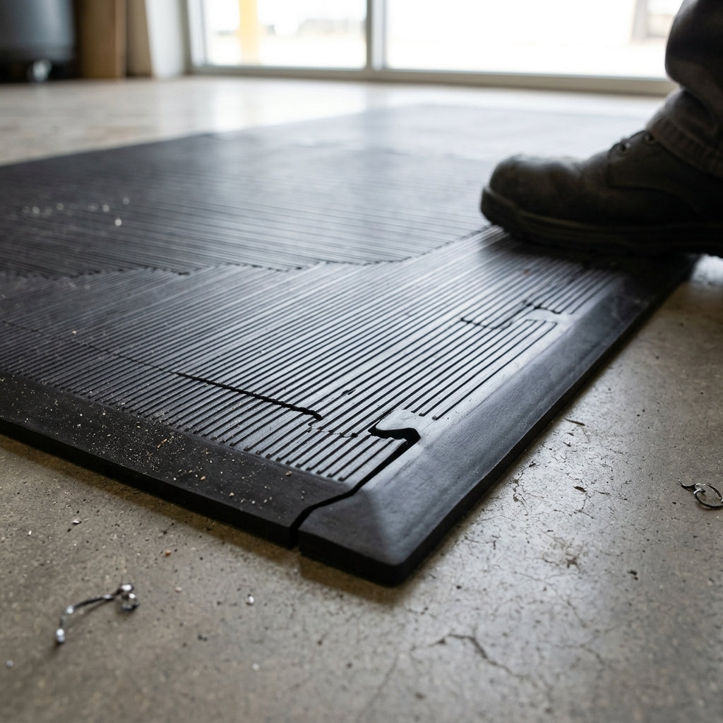 91cm x 150cm Anti-Fatigue Mat Black 9.4mm (view 2)