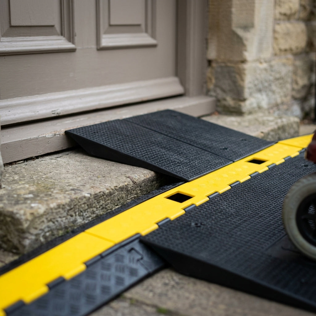 Rubber Wheelchair Ramp 2 Channel & 5 Channel Heavy Duty (view 2)
