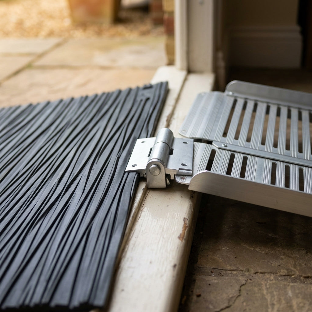 2ft - 8ft Folding Aluminium & Rubber Threshold Ramp System (view 2)