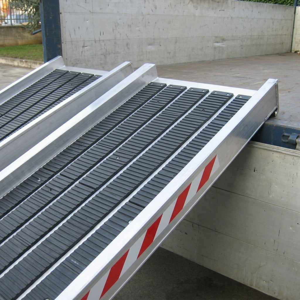 4000mm x 720mm Heavy Duty Ramp with Rubber Coating (view 2)